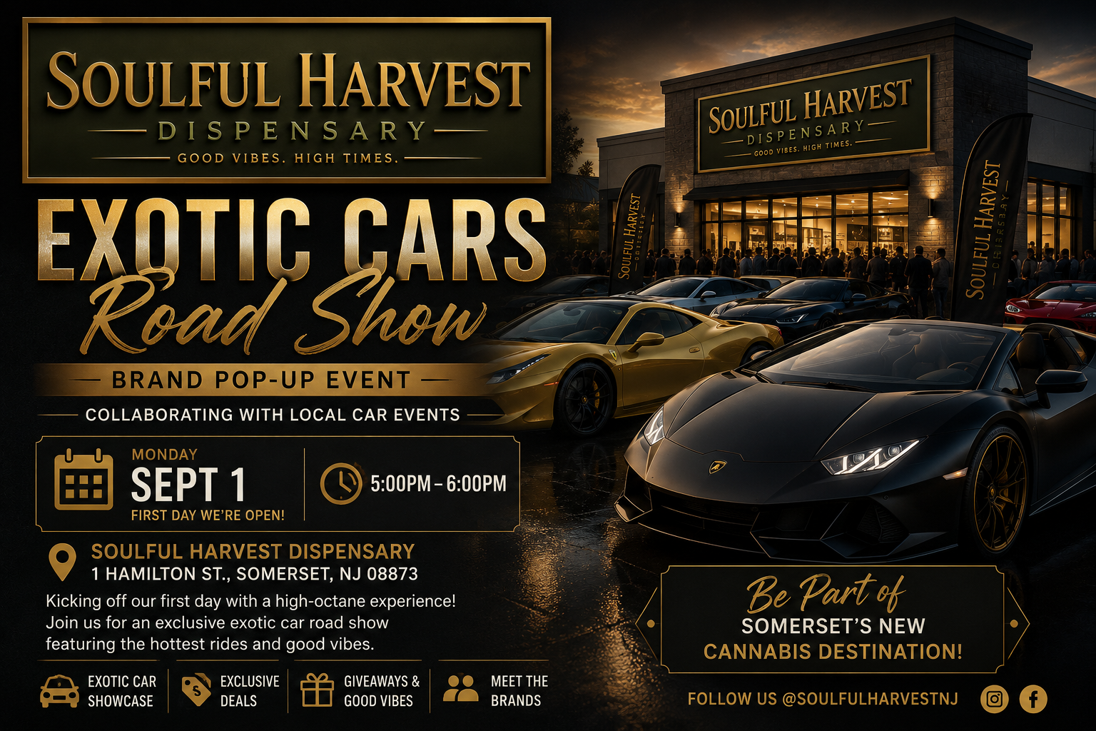 Exotic Cars Road Show banner